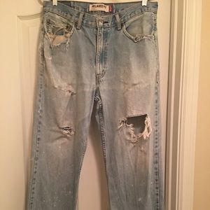 Levi’s 550 Distressed Jeans